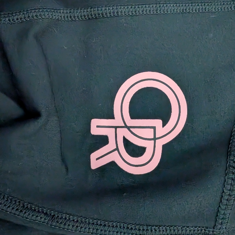 Black Leggings with Pink Oregon Ducks Logo - Picture 9 of 12